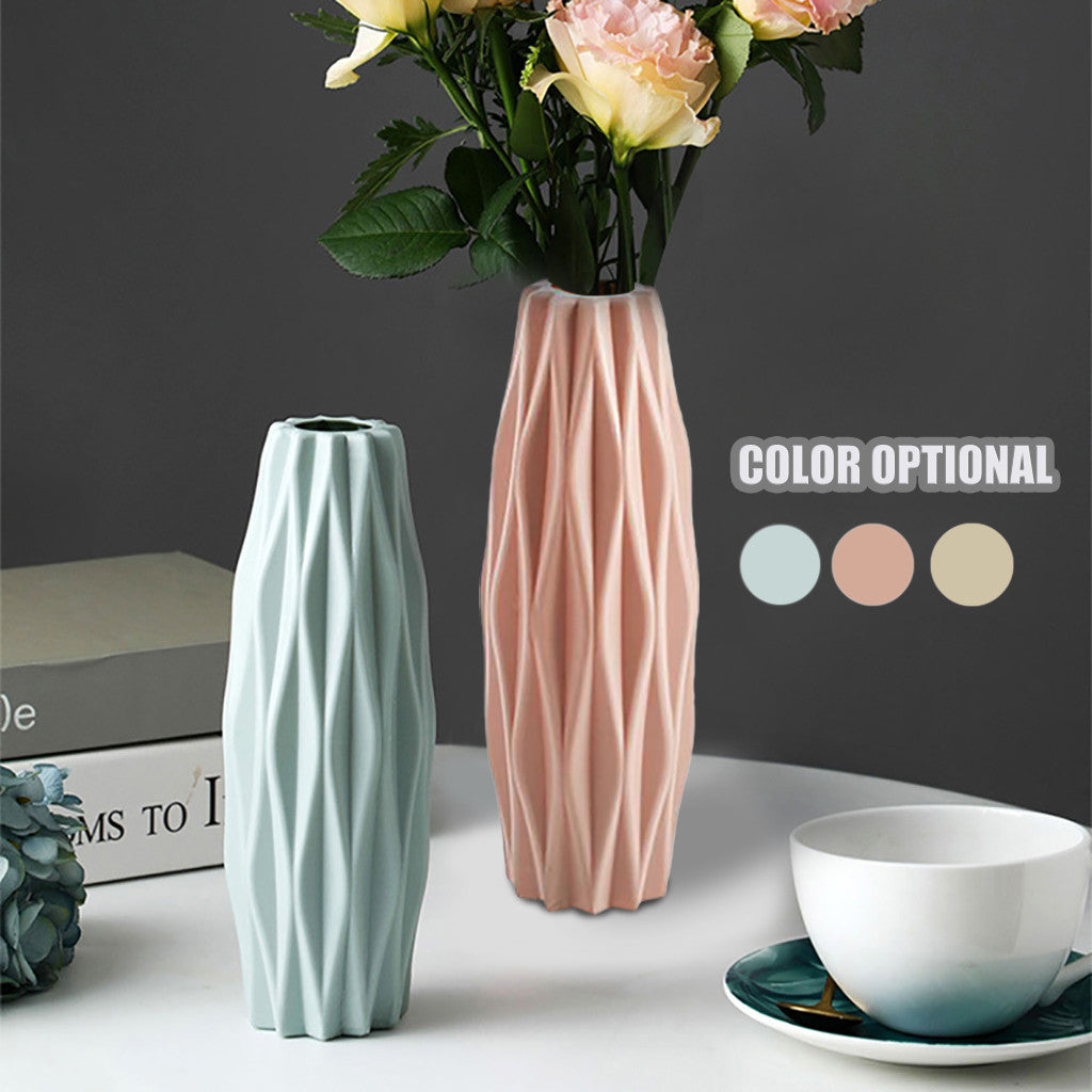 Shatterproof Plastic Flower Vase